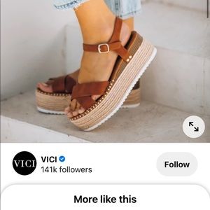 Serenity Faux Leather Espadrille Sandal